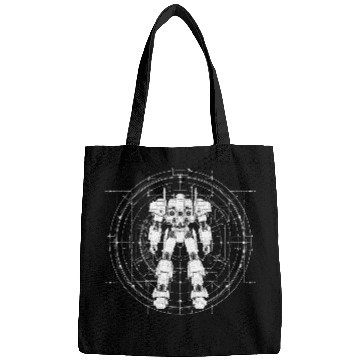 Discover Science-Fiction Robot Bags Mech Robot Sketch Design