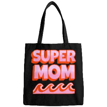 Discover Super Mom Retro Summer Design Bags
