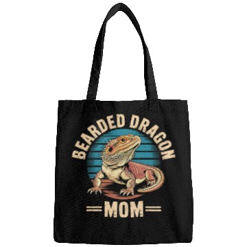 Discover Retro Pogona Reptile Herpetology Mom Bearded Bags