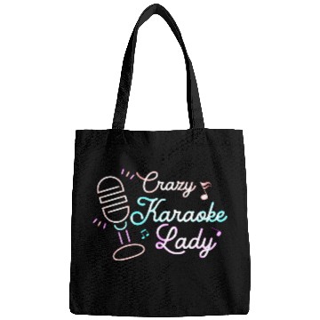 Discover Crazy Karaoke Lady Singing Singer Bags