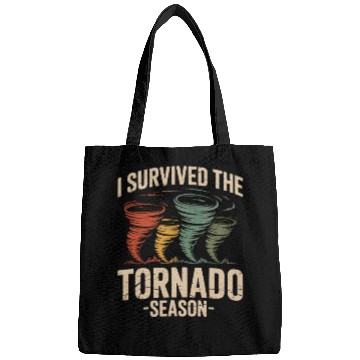 Discover I Survived The Tornado Season Meteorology Storm Bags
