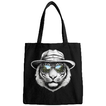 Discover Tiger Face with Bucket Hat Bags
