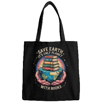 Discover Earth and Books Conservation Design Bags