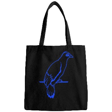 Discover Bird raven dove sitting cable hawk eagle birdie Bags