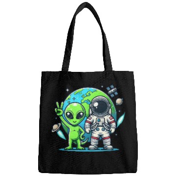 Discover Alien Astronauts In Space Bags