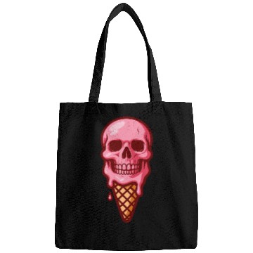 Discover ice-cream skull Bags