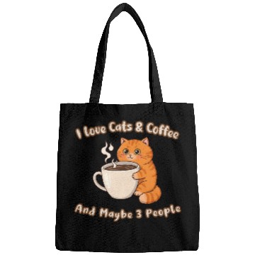 Discover I Love Cats and Coffee – Maybe 3 People Too Bags