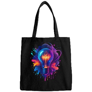 Discover Creative Light Bulb with Neon Splash Bags