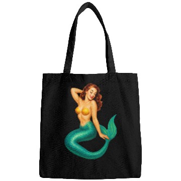 Discover Classic Vintage Mermaid Pinup Bags