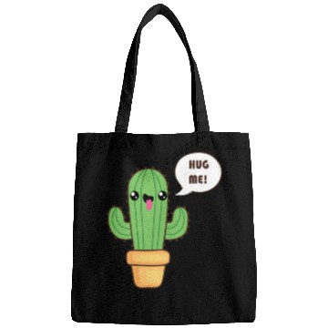 Discover Cute Cactus Hug Me Bags