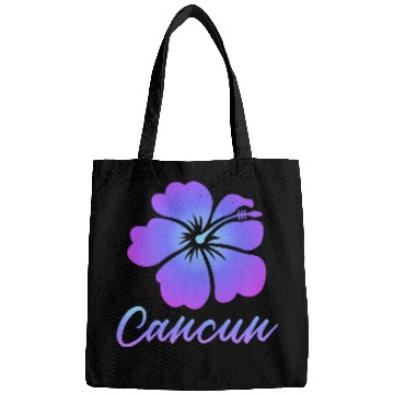 Discover Cancun Hibiscus Bags