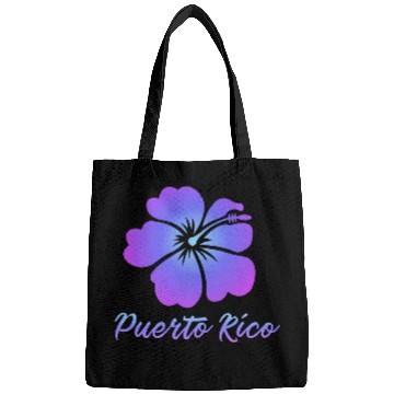 Discover Puerto Rico Hibiscus Bags