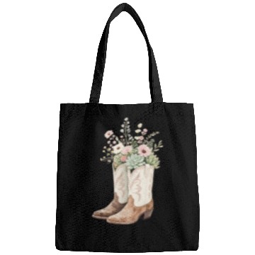 Discover Boho Bloom Boots: Wildflower Cowgirl Style Bags