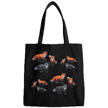 Discover Geometric Foxes, Fox Illustration, Fox Sticker, St Bags