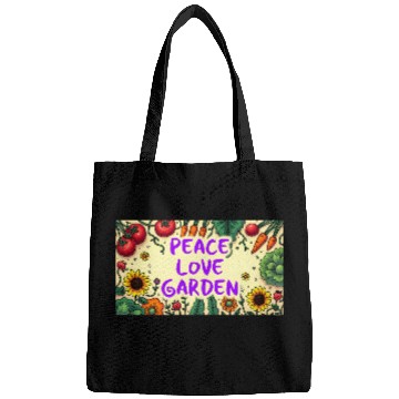 Discover Peace, Love, Garden Bags