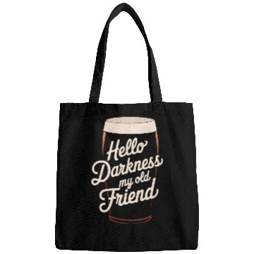 Discover Hello Darkness My Old Friend Bags