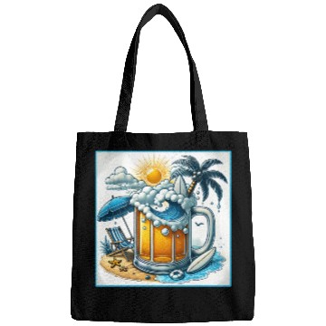 Discover Beer Beach Design Bags