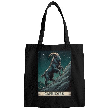 Discover Zodiac Card Capricorn Bags