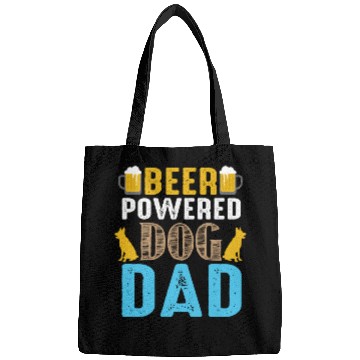 Discover BEER Powered Dog DAD Bags