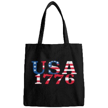 Discover USA Established 1776 Stars Red White Blue Bags