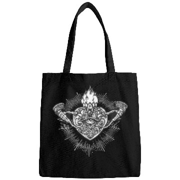 Discover Sacred Heart Claddagh Symbol - White Bags