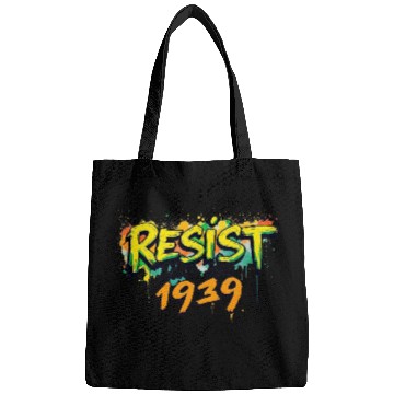 Discover RESIST like it's 1939 (graffiti) Bags