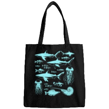 Discover Shark Fish Octopus Nature Bags