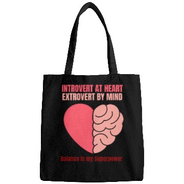 Discover Introvert at Heart Extrovert by Mind Bags