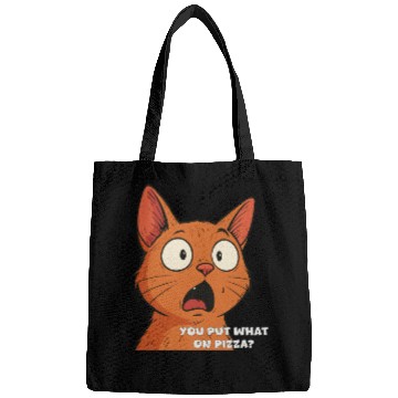 Discover Funny Shocked Cat Meme Bags