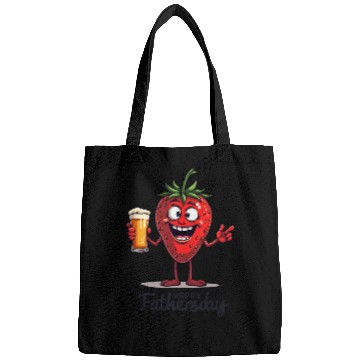 Discover Funny Strawberry for Father's Day with Beer Bags