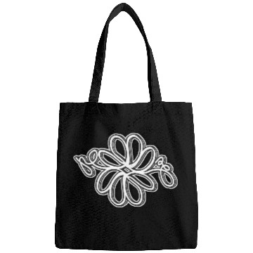 Discover Black and white wildflower1 Bags