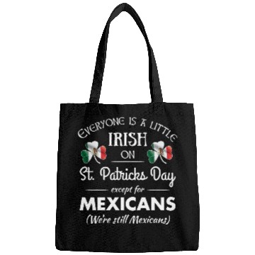 Discover Funny Mexican Pride Irish St. Patrick's Day Bags
