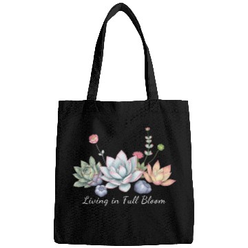 Discover Living In Full Bloom Succulents Bags