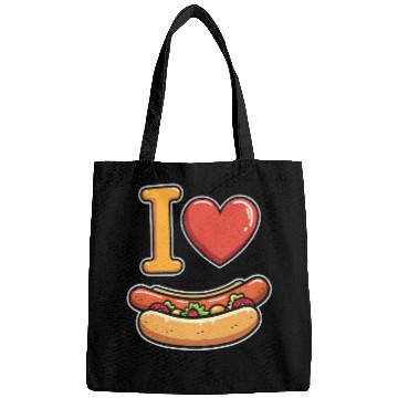 Discover I Love Hotdogs - Fast Food Snack Fun Bags