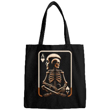 Discover Skeleton Ace Playing Card Bags