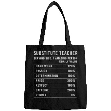 Discover Substitute Teacher School Day Bags