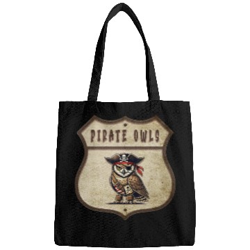 Discover Pirates Owl Design Bags