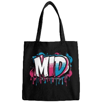 Discover MID Graffiti Bags – Funny Gen Z Slang Design