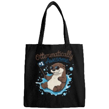 Discover Ottermatically Awesome – Funny Otter Bags