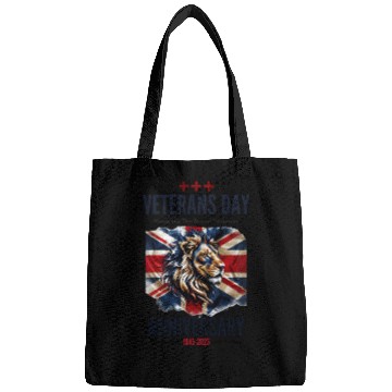 Discover Patriotic British Veterans Lion Tribute Bags