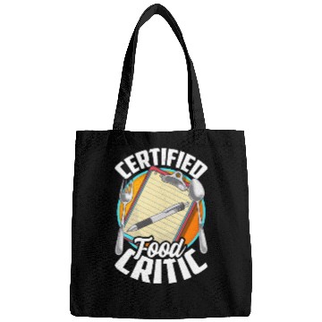 Discover Certified Food Critic Reviewer Bags