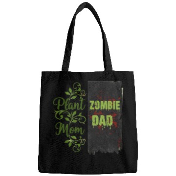 Discover Plant Mom Zombie Dad Couple Design Bags