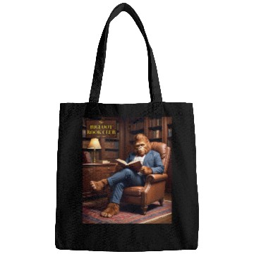 Discover Bigfoot Book Club Sasquatch Reading in the Library Bags