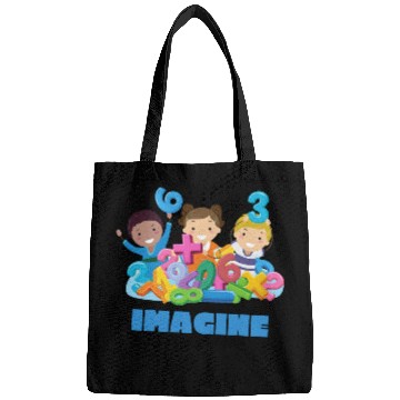 Discover Imagine Math Fun – Colorful Kids Learning Design Bags