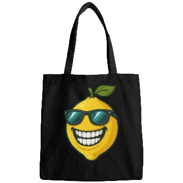 Discover Cool lemon sunglasses summer fruit smile Bags