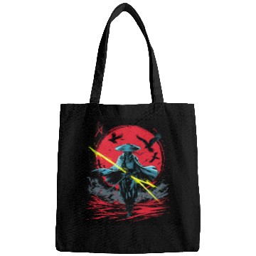 Discover Epic Warrior in Red Moonlight with Lightning Bags