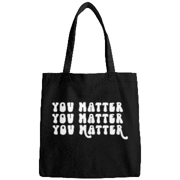 Discover You Matter Positive Affirmation Motivation Bags