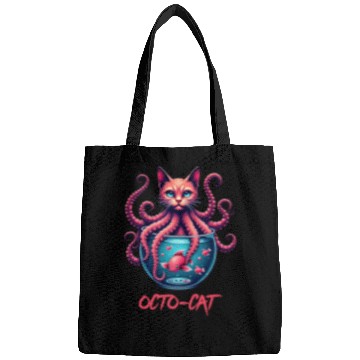 Discover Octo-Cat Creepy Cute Hybrid Monster Design Bags