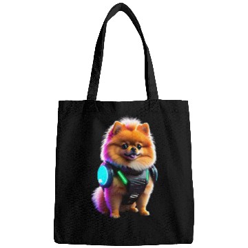 Discover Cyber Pomeranian: Explorer of the Future Bags