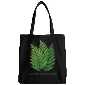 Discover Embrace Your Growth | Fern Design Bags